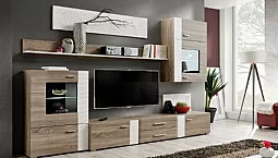 10 Dinding Ruang Tamu Terbaik dengan Hoff