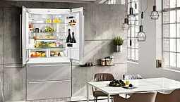 10 beste No Frost innebygde kjøleskap