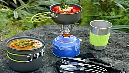 أفضل 5 مجموعات أدوات طهي للتنزه والتخييم
